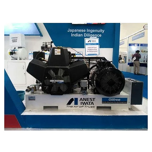 10 HP Base Mounted Oil Free Compressor