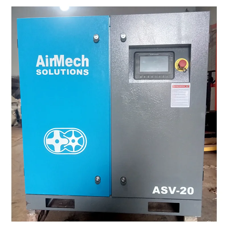 20 HP VFD Drive Screw Compressor