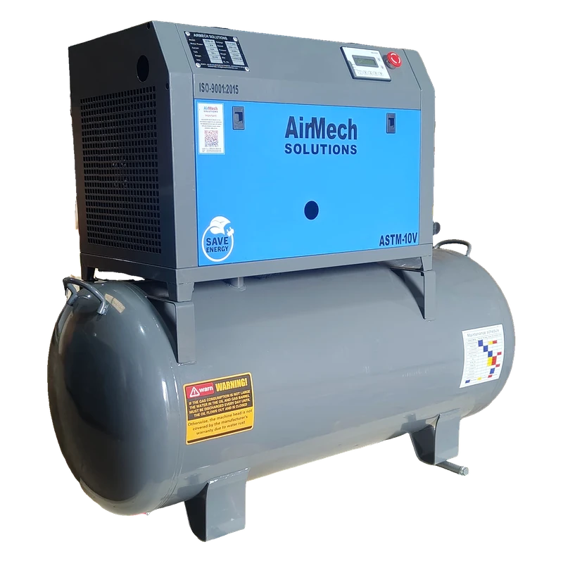 Tank Mounted Screw Air Compressor