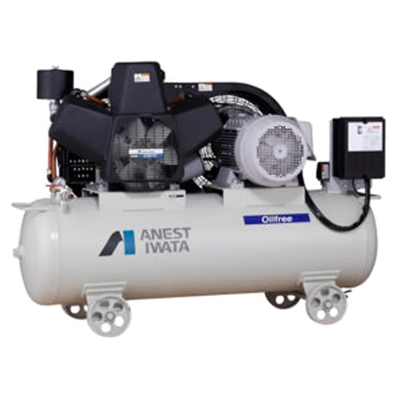Two Stage Oil Free Compressor Tank Mounted