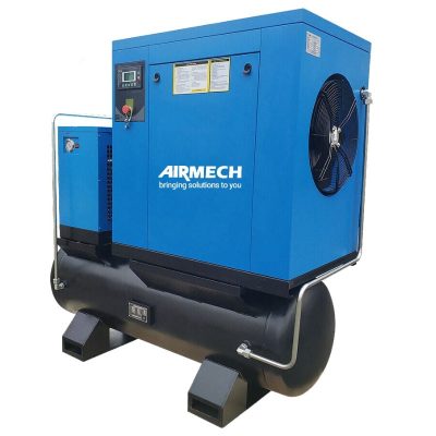 Tank Mounted Screw Compressor